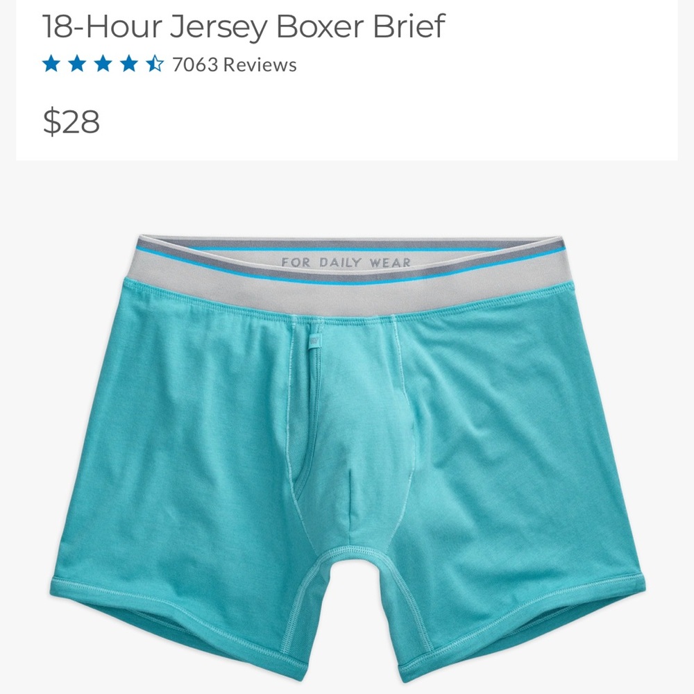 Mack Weldon Men’s 18-hr Boxer Briefs, unopened size Large